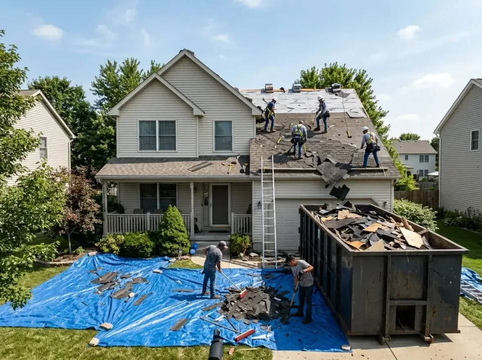 roof-replacement-debris-remova-004 — frequently asked questions, Cheapest Dumpster Rentals in Grasonville, MD
